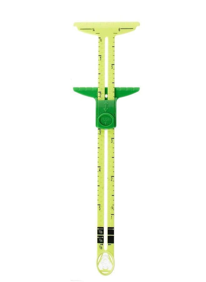 GEMSY أداة قياس الخياطة، مقياس منزلق 5 في 1 مع مسطرة قياس الدرزات - Image 5